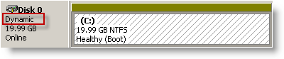 System backup doesn’t support dynamic disk